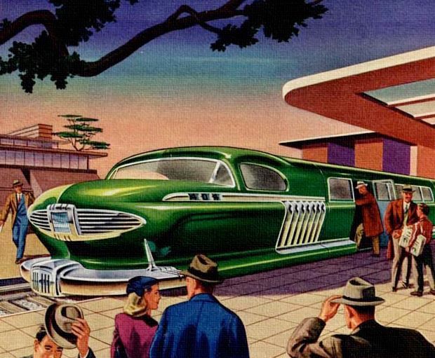 Arthur Radebaugh - Future Commuter - 1947